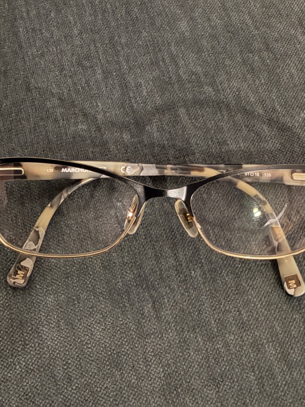 Marchon glasses frame only